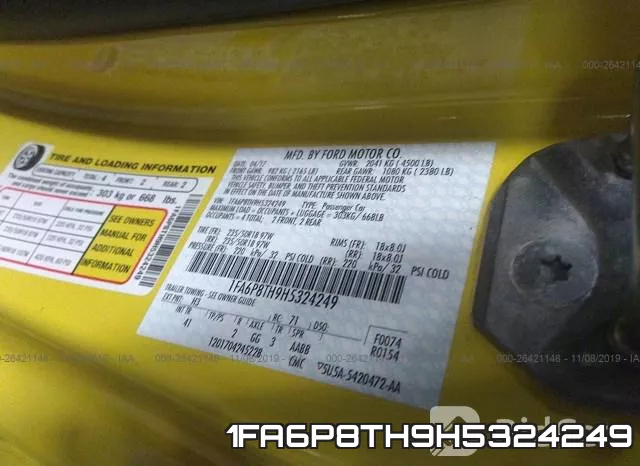 1FA6P8TH9H5324249 фото 10