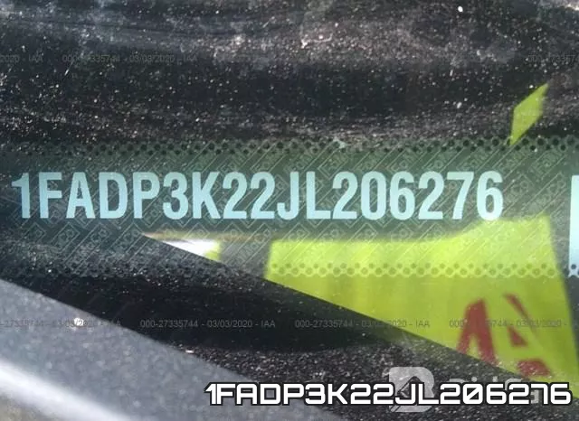1FADP3K22JL206276 фото 10