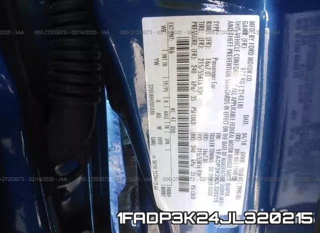 1FADP3K24JL320215 фото 10