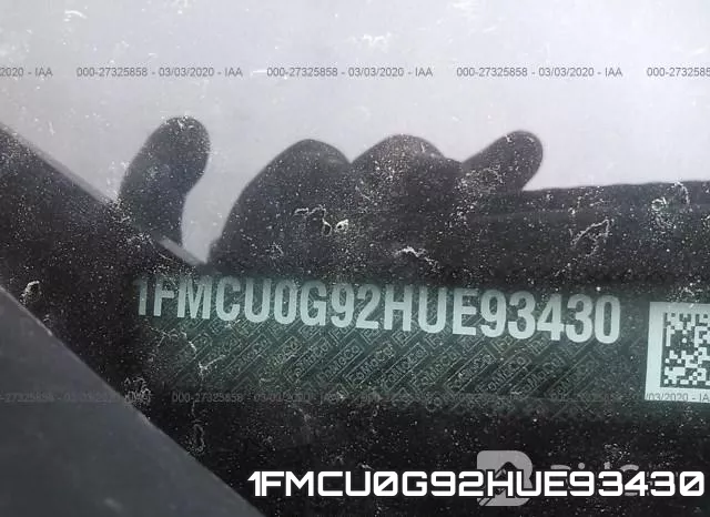 1FMCU0G92HUE93430 фото 10