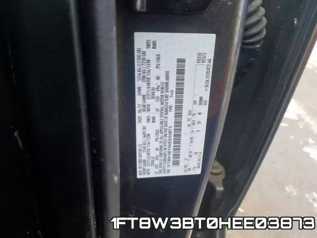 1FT8W3BT0HEE03873 фото 2