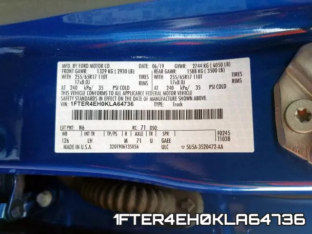 1FTER4EH0KLA64736 фото 2