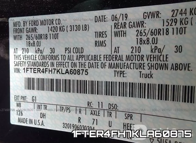 1FTER4FH7KLA60875 фото 10