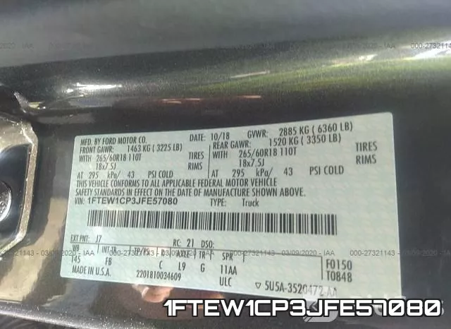 1FTEW1CP3JFE57080 фото 10