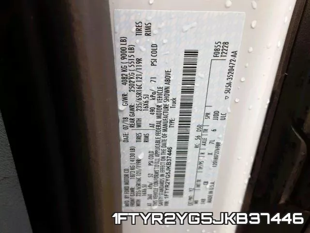 1FTYR2YG5JKB37446 фото 2
