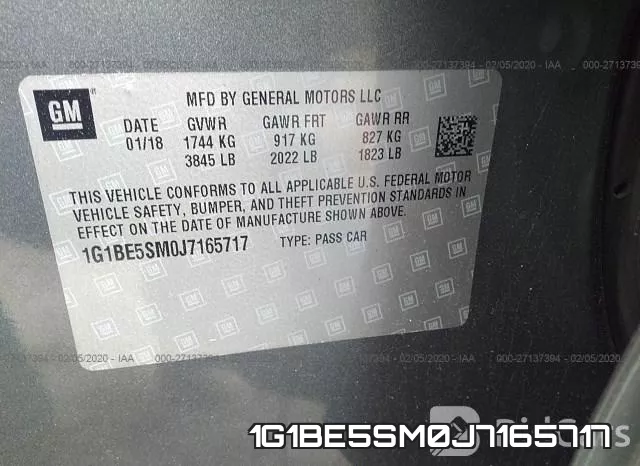 1G1BE5SM0J7165717 фото 10