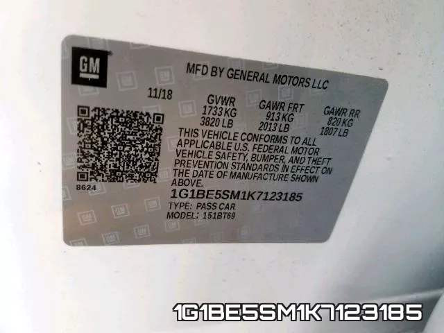 1G1BE5SM1K7123185 фото 2