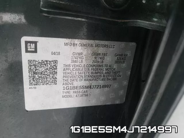 1G1BE5SM4J7214997 фото 2