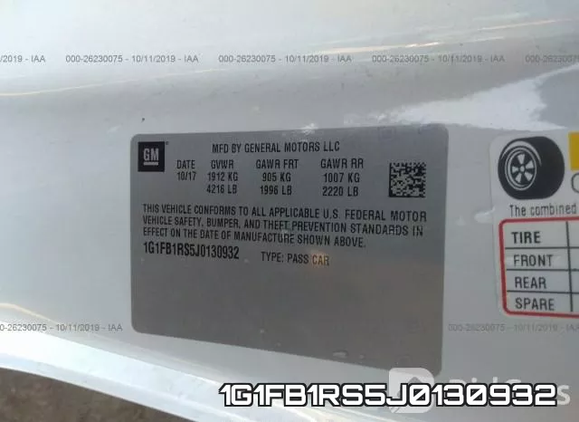 1G1FB1RS5J0130932 фото 10