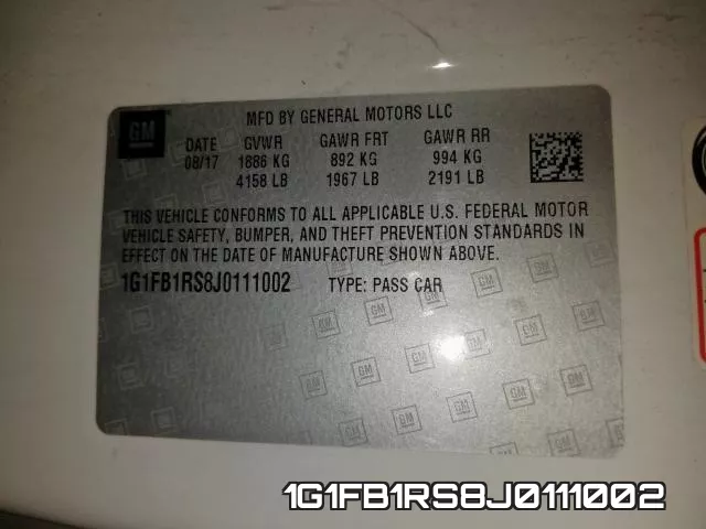 1G1FB1RS8J0111002 фото 2