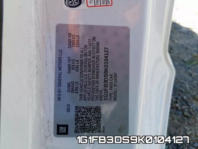 1G1FB3DS9K0104127 фото 2