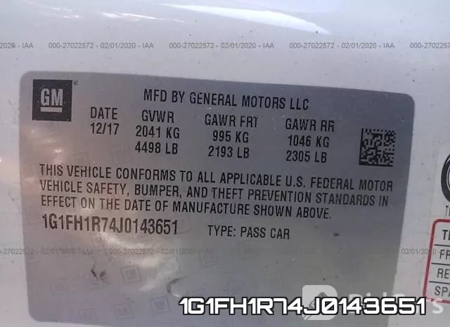 1G1FH1R74J0143651 фото 10