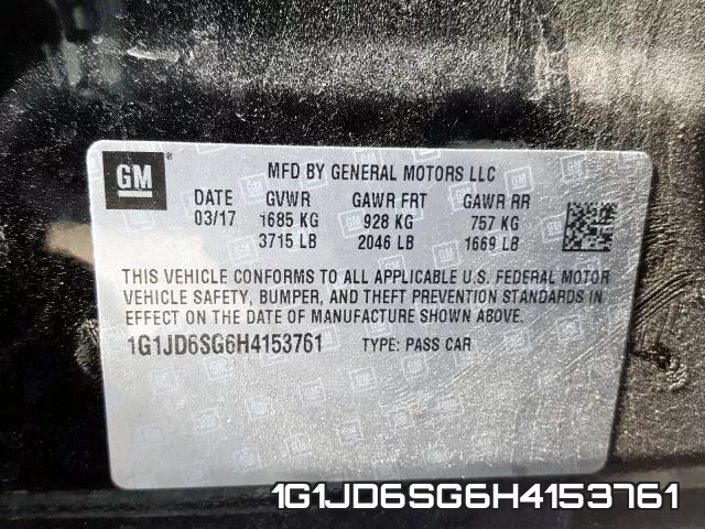 1G1JD6SG6H4153761 фото 2
