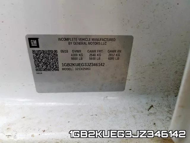 1GB2KUEG3JZ346142 фото 2