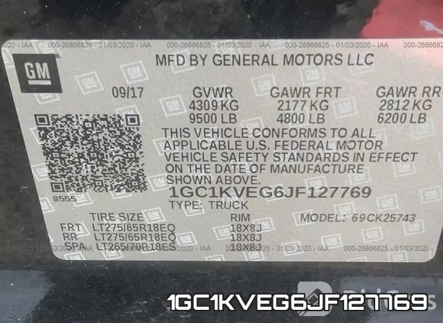 1GC1KVEG6JF127769 фото 10