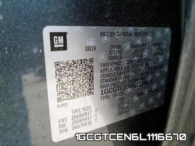 1GCGTCEN6L1116670 фото 2