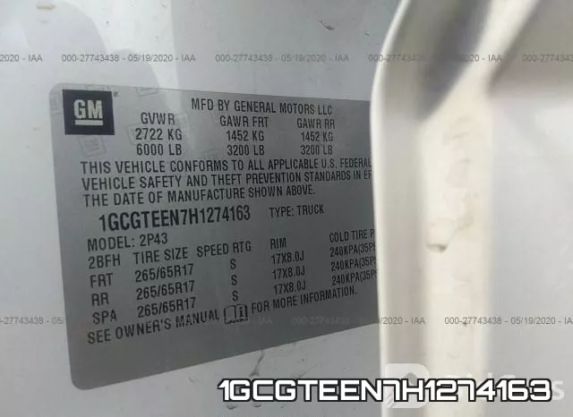 1GCGTEEN7H1274163 фото 10