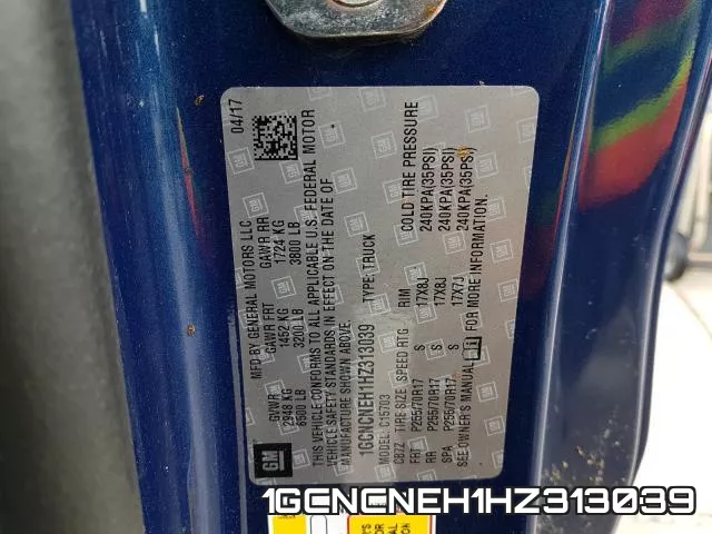 1GCNCNEH1HZ313039 фото 2