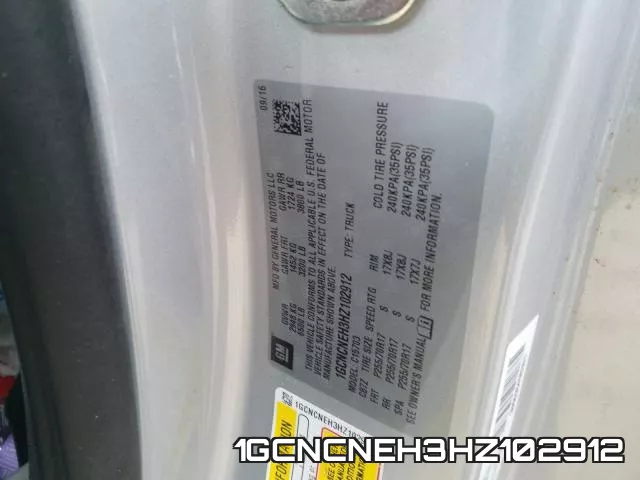1GCNCNEH3HZ102912 фото 2