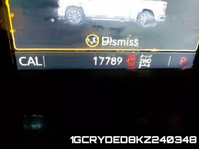 1GCRYDED8KZ240348 фото 9