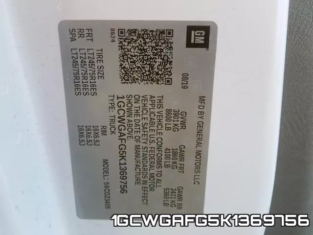 1GCWGAFG5K1369756 фото 2
