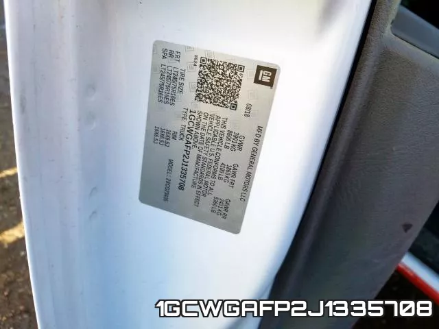 1GCWGAFP2J1335708 фото 2