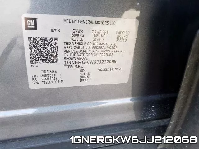 1GNERGKW6JJ212068 фото 2