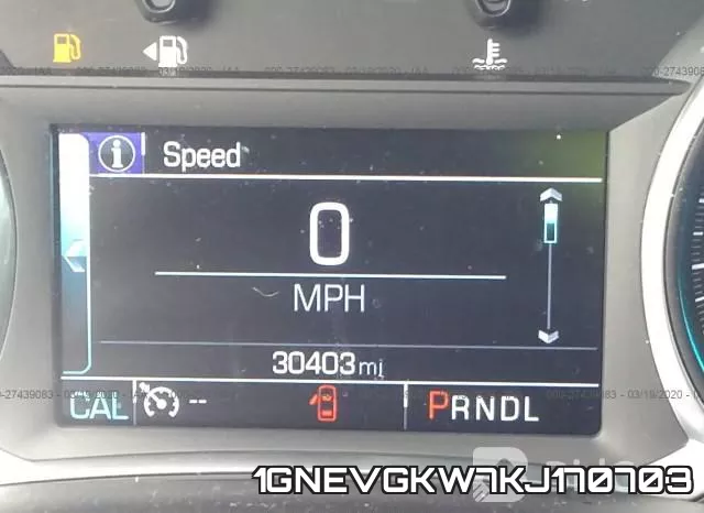 1GNEVGKW7KJ170703 фото 8