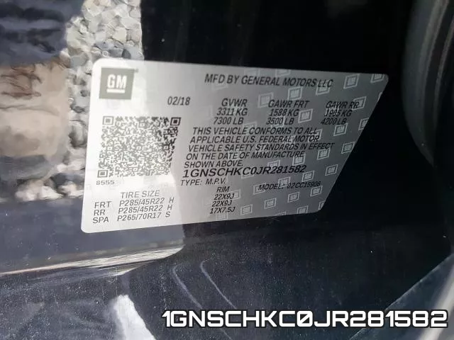 1GNSCHKC0JR281582 фото 2
