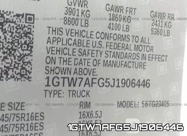 1GTW7AFG5J1906446 фото 10