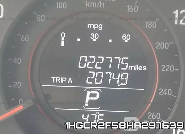 1HGCR2F58HA297639 фото 8