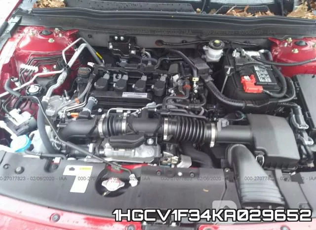 1HGCV1F34KA029652 фото 2