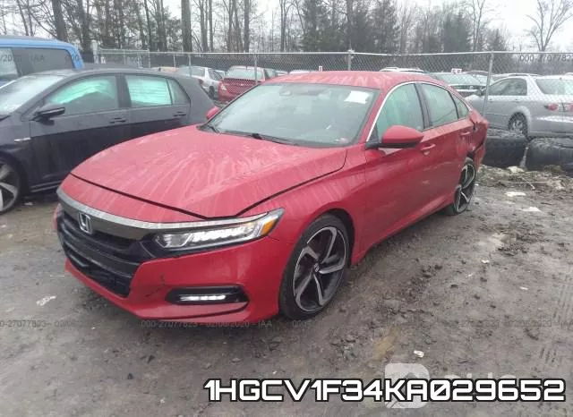 1HGCV1F34KA029652 фото 3