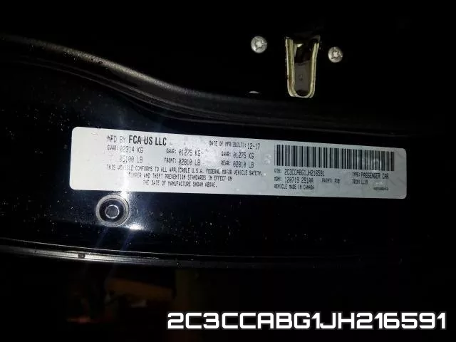 2C3CCABG1JH216591 фото 2