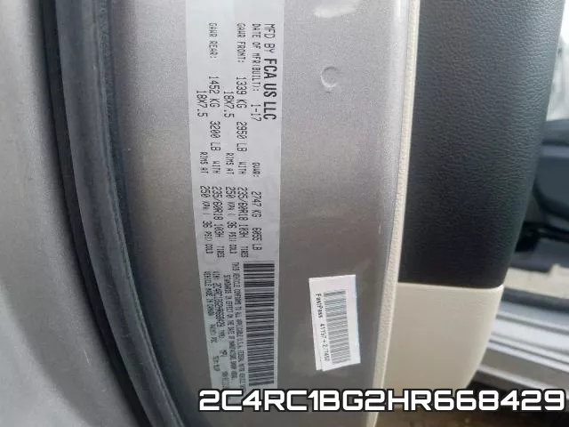 2C4RC1BG2HR668429 фото 2