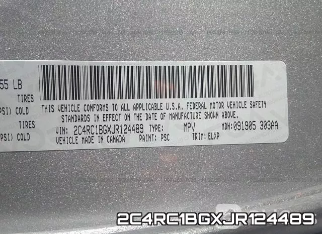 2C4RC1BGXJR124489 фото 10