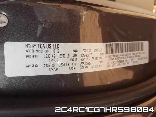 2C4RC1CG7HR598084 фото 2