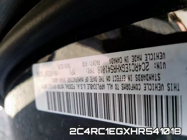 2C4RC1EGXHR541018 фото 2