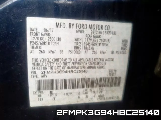2FMPK3G94HBC25140 фото 2