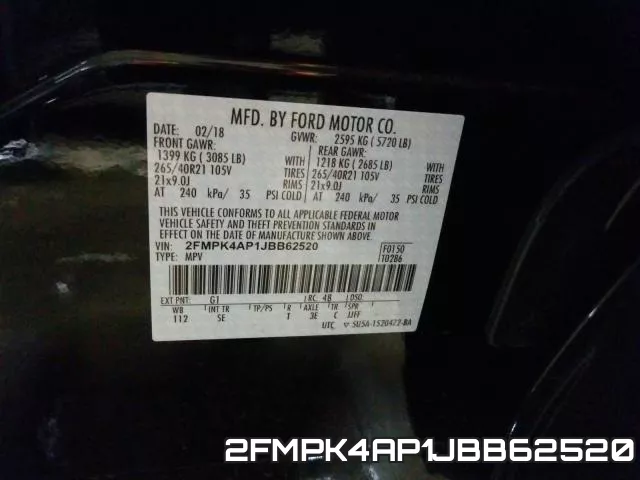 2FMPK4AP1JBB62520 фото 2