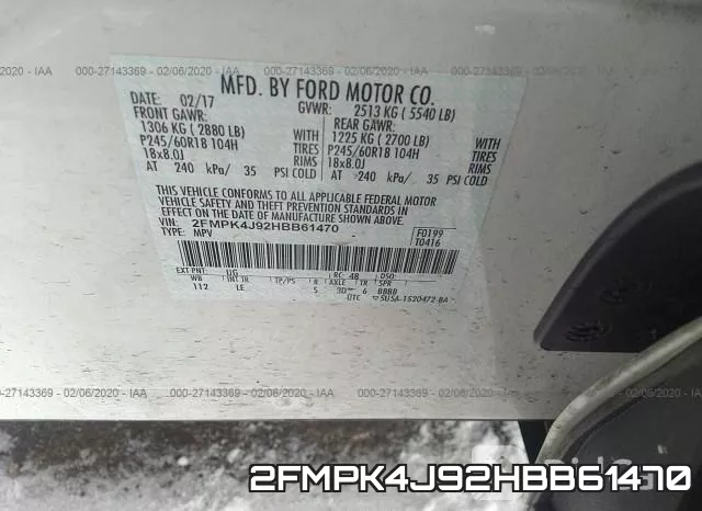 2FMPK4J92HBB61470 фото 10