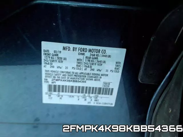 2FMPK4K98KBB54366 фото 2