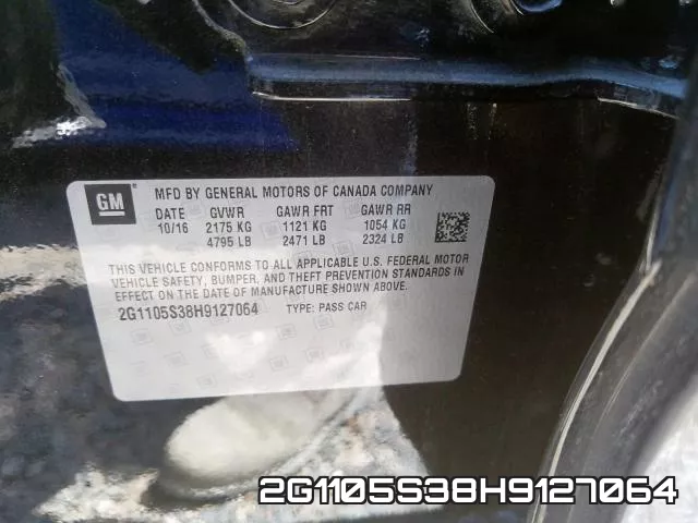 2G1105S38H9127064 фото 2