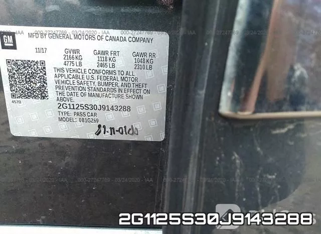 2G1125S30J9143288 фото 10