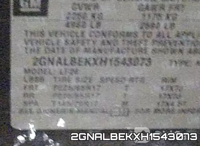 2GNALBEKXH1543073 фото 10