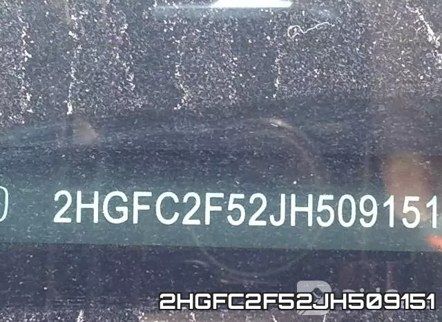2HGFC2F52JH509151 фото 10