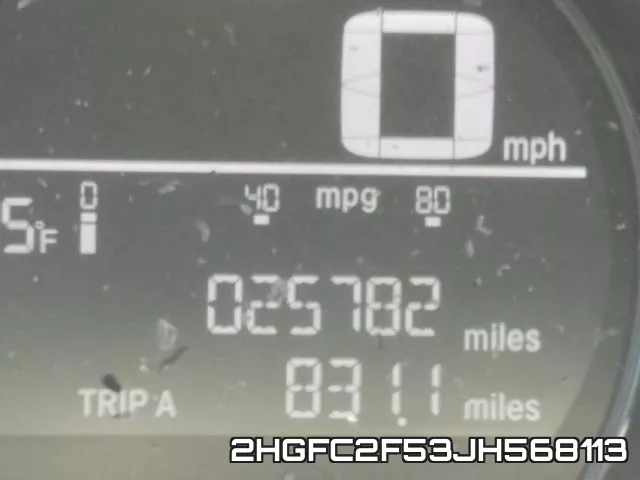 2HGFC2F53JH568113 фото 9
