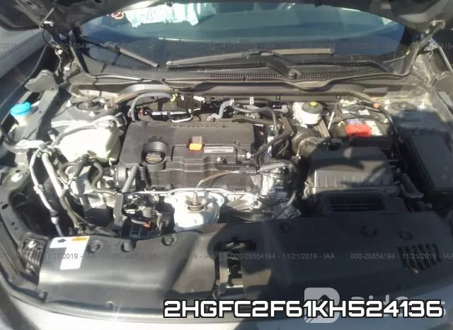 2HGFC2F61KH524136 фото 2