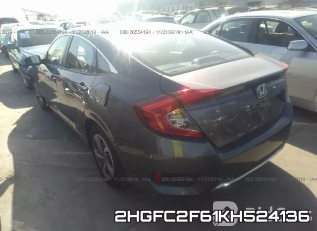 2HGFC2F61KH524136 фото 4