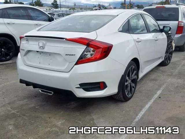 2HGFC2F86LH511143 фото 5